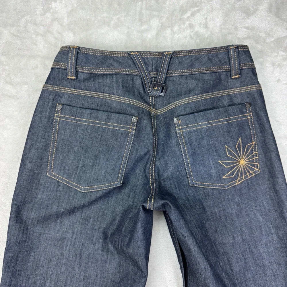 Athleta Denim Snow Pants Womens 0 Blue Flare Ski Snowboard Winter Hiking 2011